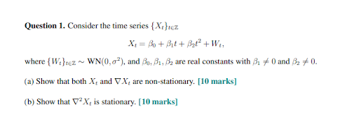 STAT30010 Assignment 1 UCD- Time series